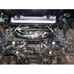 Scut radiator si motor Toyota Land Cruiser 120 (2002-2009)